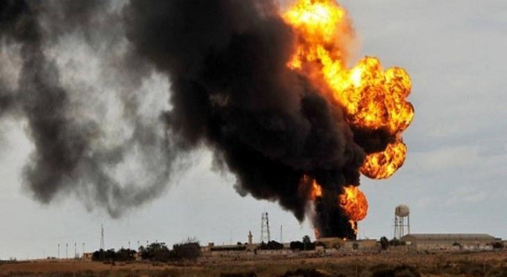 انفجار في أنابيب النفط جنوبي إيران (فيديو)