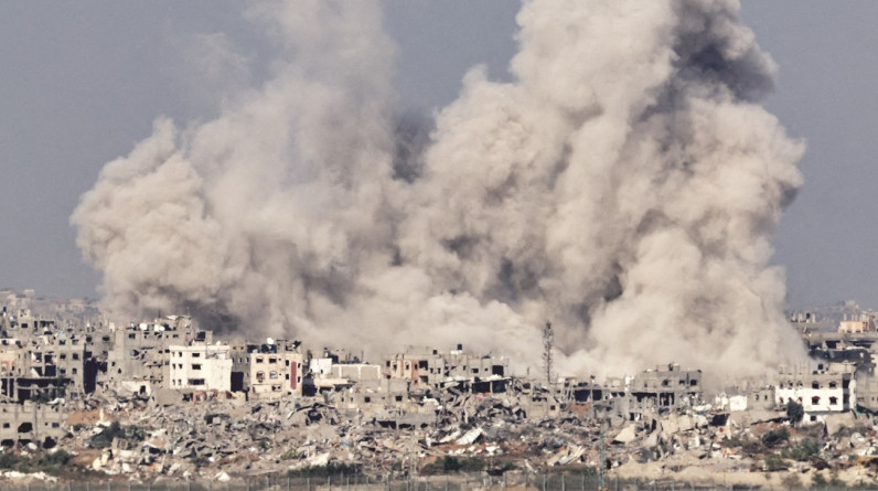 استشهاد عشرات الفلسطينيين في قصف الاحتلال عدة مناطق بغزة